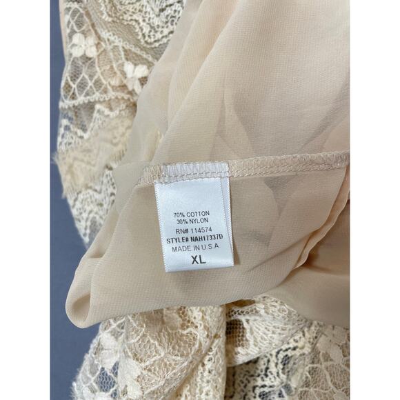 Lavetir Fairy Floral Lace Dress Women’s Size 2 Coquette Whimsy Romantic - Picture 5 of 7